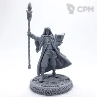 Описание картинки Wizard 28mm от Fantasy Minis по цене 550руб | Свободный Рынок Миниатюр - СРМ
