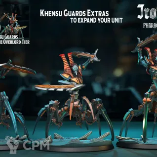 Описание картинки Khensu Guard Extras от Manufactorum76 по цене 500руб | Свободный Рынок Миниатюр - СРМ