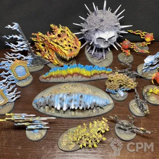 Описание картинки Age of Sigmar Malign Sorcery - Endless Spells от Radukar по цене 17 000руб | Свободный Рынок Миниатюр - СРМ
