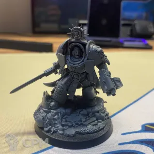 Описание картинки Captain in Terminator Armour Leviathan от veris2104 по цене 1 500руб | Свободный Рынок Миниатюр - СРМ