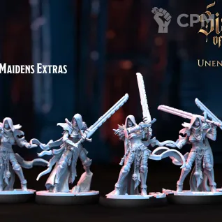 Описание картинки Fanatic Maidens от Manufactorum76 по цене 750руб | Свободный Рынок Миниатюр - СРМ