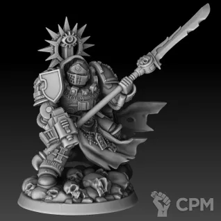 Описание картинки Grey Knights BROTHER-CAPTAIN от Мастерская террейна по цене 300руб | Свободный Рынок Миниатюр - СРМ