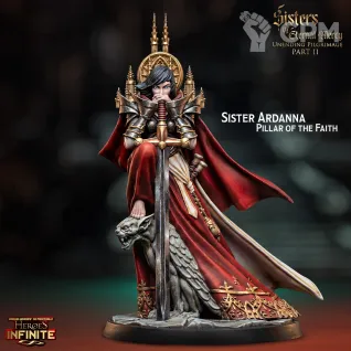 Описание картинки Sister Ardanna Pillar of the Faith от Manufactorum76 по цене 160руб | Свободный Рынок Миниатюр - СРМ