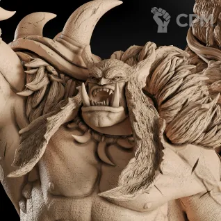 Описание картинки Rexxar and Misha Фигурка (World of Warcraft) от GAS3TXD  по цене 8 400руб | Свободный Рынок Миниатюр - СРМ