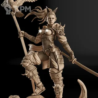 Описание картинки Urara Samurai Warrior Фигурка от GAS3TXD  по цене 5 600руб | Свободный Рынок Миниатюр - СРМ