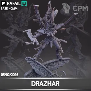 Описание картинки Drazhar от Naggaroth Night по цене 600руб | Свободный Рынок Миниатюр - СРМ