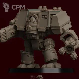 Описание картинки CastraFerrum Dreadnought от MrMetalHorror по цене 1 400руб | Свободный Рынок Миниатюр - СРМ