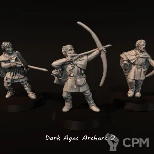 Описание картинки Vendel Era Dark Age Archers 2 от Recruiter по цене 500руб | Свободный Рынок Миниатюр - СРМ