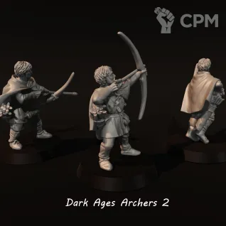 Описание картинки Vendel Era Dark Age Archers 2 от Recruiter по цене 500руб | Свободный Рынок Миниатюр - СРМ