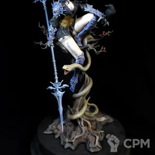 Описание картинки Lenora The  Crow Queen от Asgaroth по цене 50 000руб | Свободный Рынок Миниатюр - СРМ