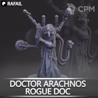 Описание картинки Doctor Arachnos Rogue Doc от Naggaroth Night по цене 600руб | Свободный Рынок Миниатюр - СРМ