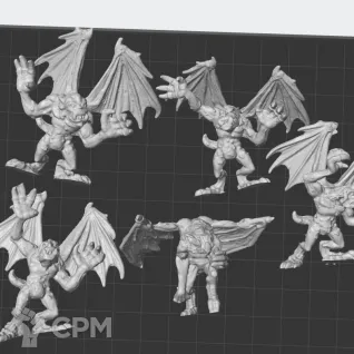 Описание картинки Dark Elves Harpies от White Rhino по цене 799руб | Свободный Рынок Миниатюр - СРМ