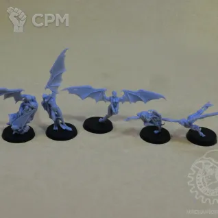 Описание картинки Dark Elves Harpies от Mechanikus Forge по цене 1 200руб | Свободный Рынок Миниатюр - СРМ