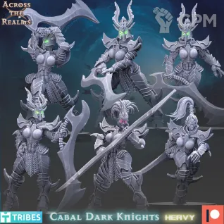 Описание картинки Dark Knights от Manufactorum76 по цене 960руб | Свободный Рынок Миниатюр - СРМ