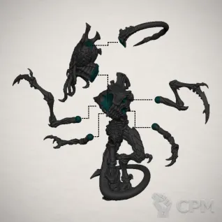 Описание картинки Neurolictor (alt) / Нейроликтор (прокси, база в комплекте) от Кузница Миниатюр по цене 490руб | Свободный Рынок Миниатюр - СРМ