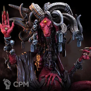 Описание картинки Baphomet от Naggaroth Night по цене 3 000руб | Свободный Рынок Миниатюр - СРМ