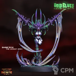 Описание картинки Shae’ryn The Latent Apex от Manufactorum76 по цене 200руб | Свободный Рынок Миниатюр - СРМ