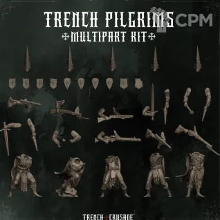 Описание картинки Trench Pilgrims от Age of Printmar по цене 285руб | Свободный Рынок Миниатюр - СРМ