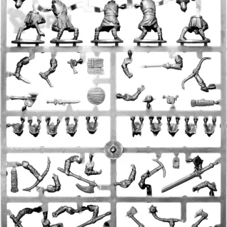 Описание картинки Frostgrave  Gnolls Один литник от Base 28 по цене 936руб | Свободный Рынок Миниатюр - СРМ