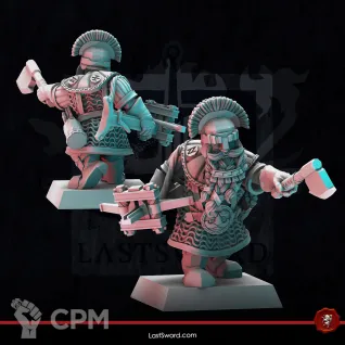 Описание картинки Dwarves Crossbowmen от Recruiter по цене 1 400руб | Свободный Рынок Миниатюр - СРМ