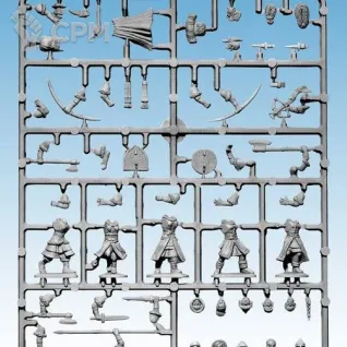 Описание картинки Frostgrave Soldiers II от Base 28 по цене 2 750руб | Свободный Рынок Миниатюр - СРМ