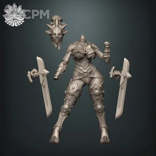 Описание картинки Death Cult Assassin от Brother Ork по цене 450руб | Свободный Рынок Миниатюр - СРМ
