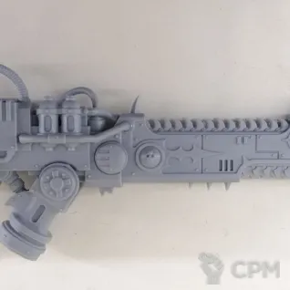 Описание картинки Chaos reaper chainsword от Doom Brigade по цене 450руб | Свободный Рынок Миниатюр - СРМ