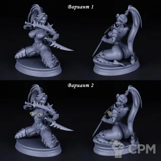 Описание картинки Фигурка коллекционная Лелит Гесперакс (Lelith Hesperax) Warhammer 40000 от Brother Ork по цене 2 320руб | Свободный Рынок Миниатюр - СРМ