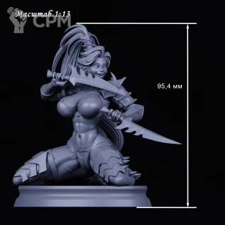 Описание картинки Фигурка коллекционная Лелит Гесперакс (Lelith Hesperax) Warhammer 40000 от Brother Ork по цене 2 320руб | Свободный Рынок Миниатюр - СРМ