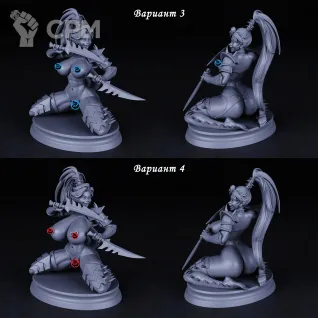 Описание картинки Фигурка коллекционная Лелит Гесперакс (Lelith Hesperax) Warhammer 40000 от Brother Ork по цене 2 320руб | Свободный Рынок Миниатюр - СРМ