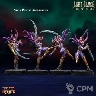 Описание картинки Death Dancers Apprentice от Бруталити по цене 800руб | Свободный Рынок Миниатюр - СРМ