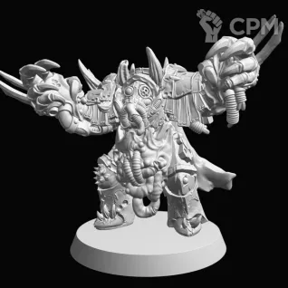 Описание картинки DEATH GUARD SORCERER IN TERMINATOR ARMOUR от Daniilfedyakov по цене 450руб | Свободный Рынок Миниатюр - СРМ