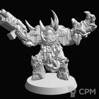 Описание картинки DEATH GUARD SORCERER IN TERMINATOR ARMOUR от Daniilfedyakov по цене 450руб | Свободный Рынок Миниатюр - СРМ
