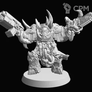 Описание картинки DEATH GUARD SORCERER IN TERMINATOR ARMOUR от Daniilfedyakov по цене 450руб | Свободный Рынок Миниатюр - СРМ