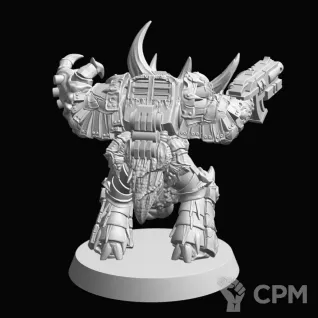 Описание картинки DEATH GUARD SORCERER IN TERMINATOR ARMOUR от Daniilfedyakov по цене 450руб | Свободный Рынок Миниатюр - СРМ