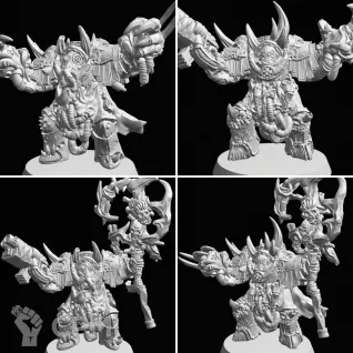Описание картинки DEATH GUARD SORCERER IN TERMINATOR ARMOUR от Daniilfedyakov по цене 450руб | Свободный Рынок Миниатюр - СРМ