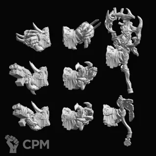 Описание картинки DEATH GUARD SORCERER IN TERMINATOR ARMOUR от Daniilfedyakov по цене 450руб | Свободный Рынок Миниатюр - СРМ