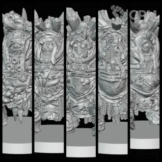 Описание картинки 5 Deathshroud Terminator от MrMetalHorror по цене 1 000руб | Свободный Рынок Миниатюр - СРМ
