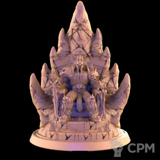 Описание картинки Death King (Frozen Throne) от Орки с наГорки по цене 400руб | Свободный Рынок Миниатюр - СРМ