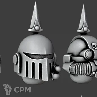 Описание картинки Death Guard heads upgraid set от Хижина Мопса по цене 450руб | Свободный Рынок Миниатюр - СРМ