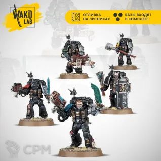 Описание картинки Deathwatch Veterans от Wako Lab (Recast) по цене 1 790руб | Свободный Рынок Миниатюр - СРМ