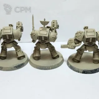 Описание картинки Deathwing Terminator squad от Shamkin по цене 2 100руб | Свободный Рынок Миниатюр - СРМ