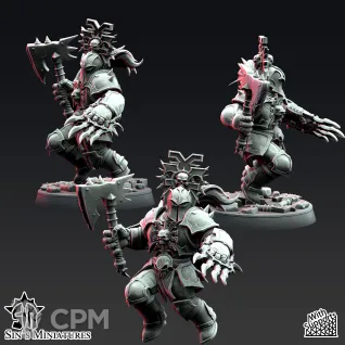 Описание картинки Gore Warriors of War от Manufactorum76 по цене 1 600руб | Свободный Рынок Миниатюр - СРМ