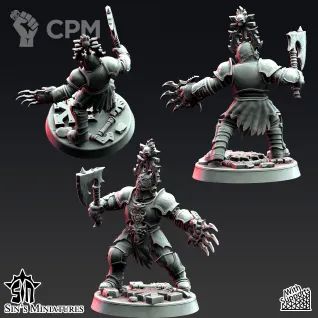 Описание картинки Gore Warriors of War от Manufactorum76 по цене 1 600руб | Свободный Рынок Миниатюр - СРМ