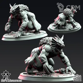 Описание картинки Fangs of the Blood Hounds от Manufactorum76 по цене 1 250руб | Свободный Рынок Миниатюр - СРМ