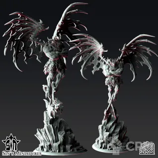 Описание картинки Exiled Greater Daemon of War от Manufactorum76 по цене 2 100руб | Свободный Рынок Миниатюр - СРМ