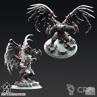 Описание картинки Exiled Greater Daemon of War V2 от Manufactorum76 по цене 1 750руб | Свободный Рынок Миниатюр - СРМ