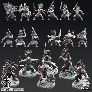 Описание картинки War Skull Reapers от Manufactorum76 по цене 1 250руб | Свободный Рынок Миниатюр - СРМ