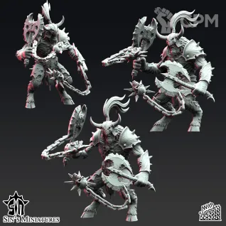 Описание картинки War Skull Reapers от Manufactorum76 по цене 1 250руб | Свободный Рынок Миниатюр - СРМ
