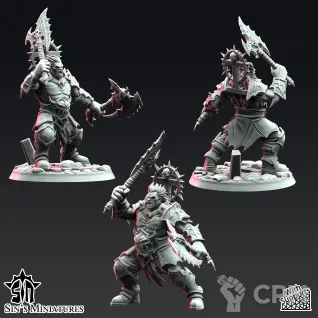 Описание картинки War Skull Reapers от Manufactorum76 по цене 1 250руб | Свободный Рынок Миниатюр - СРМ